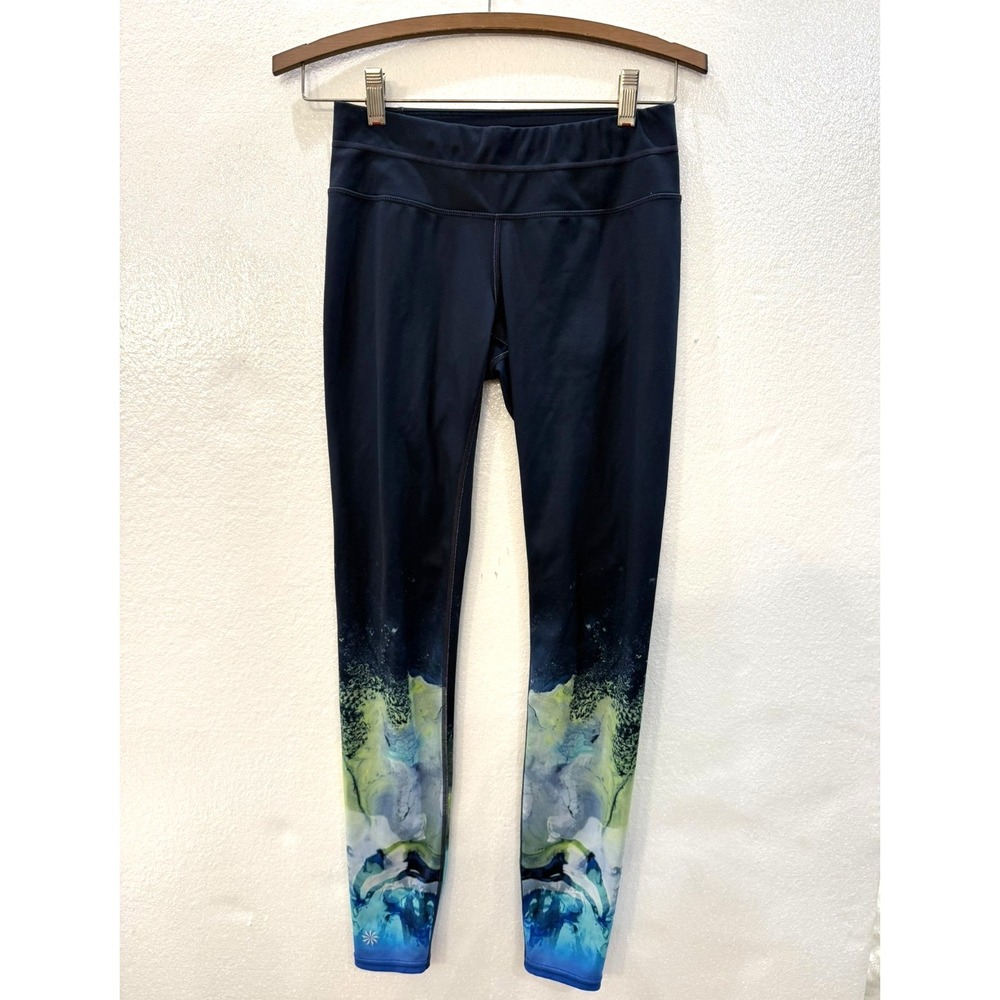Athleta Mercury Sonar‎ Watercolor Athletic Leggings Size XS Yoga